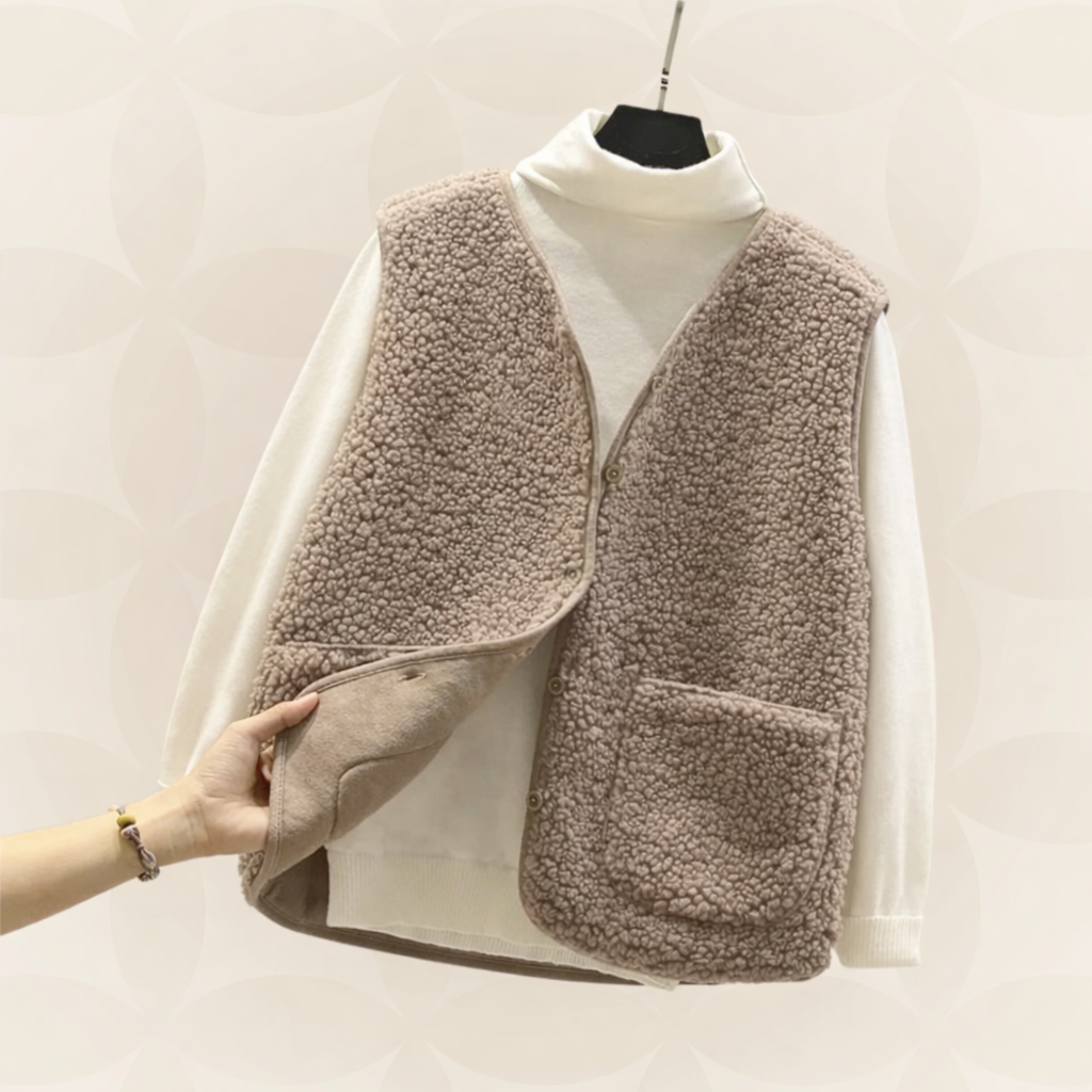Hedda™ | Myk Teddy Vest for Hverdag