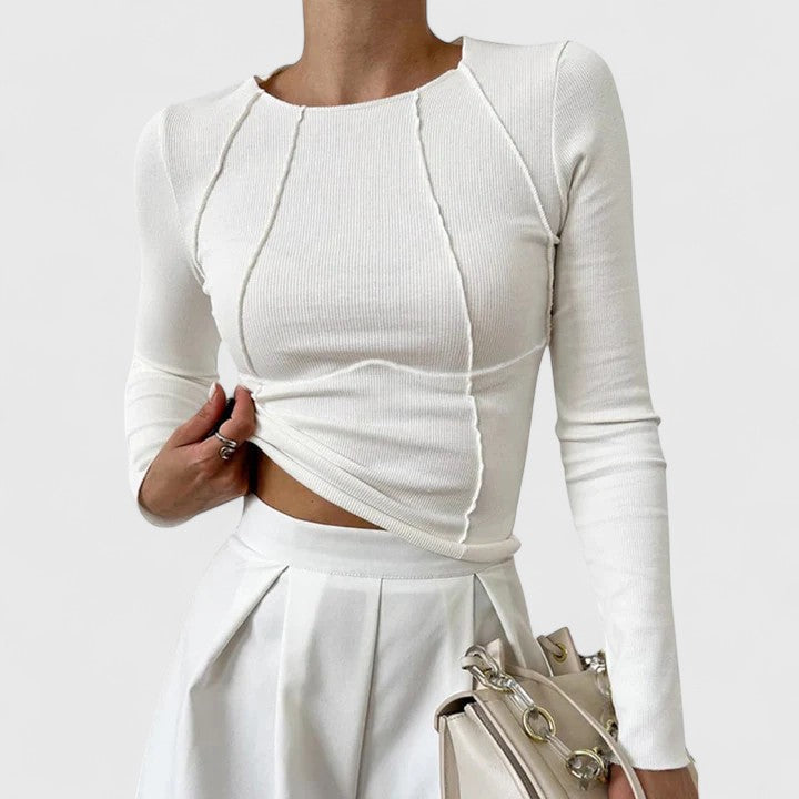 Maren™ | Elegant Langermet Topp