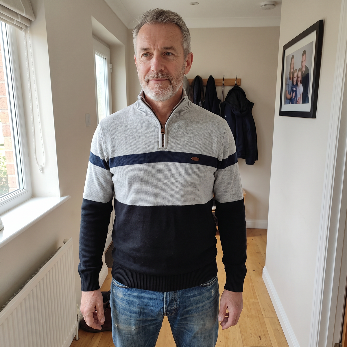 Werner™ | Stilvoller Pullover mit Reissverschlusskragen