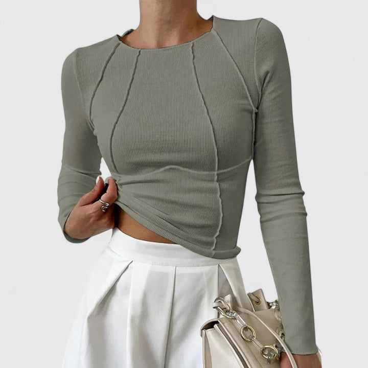 Maren™ | Elegant Langermet Topp