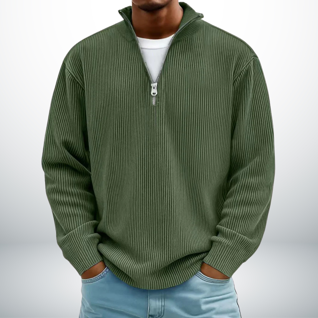 Henrik™ | Klassisk Halv-Zip Genser