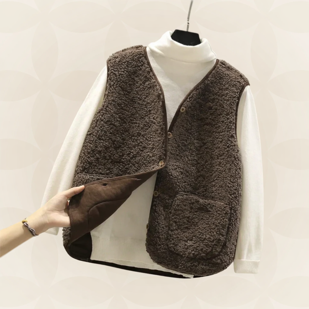 Hedda™ | Myk Teddy Vest for Hverdag