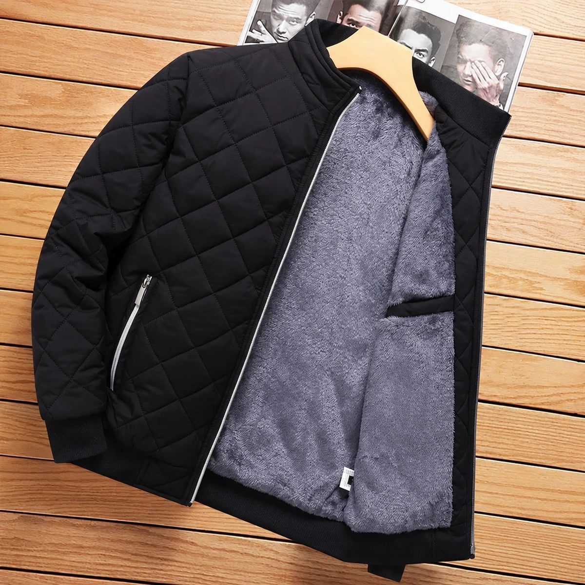 Otto™ | Gesteppte Fleece Bomberjacke