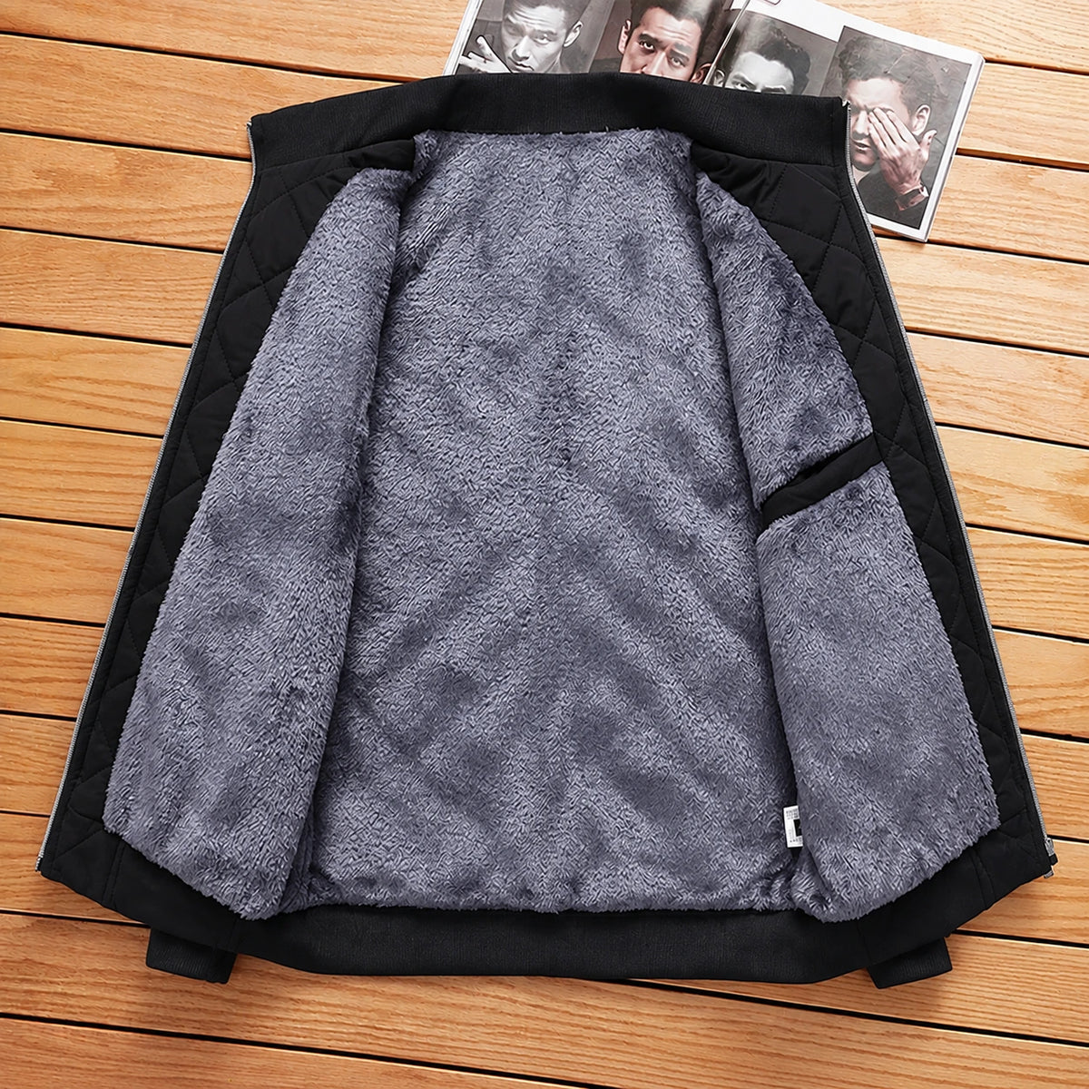 Otto™ | Gesteppte Fleece Bomberjacke