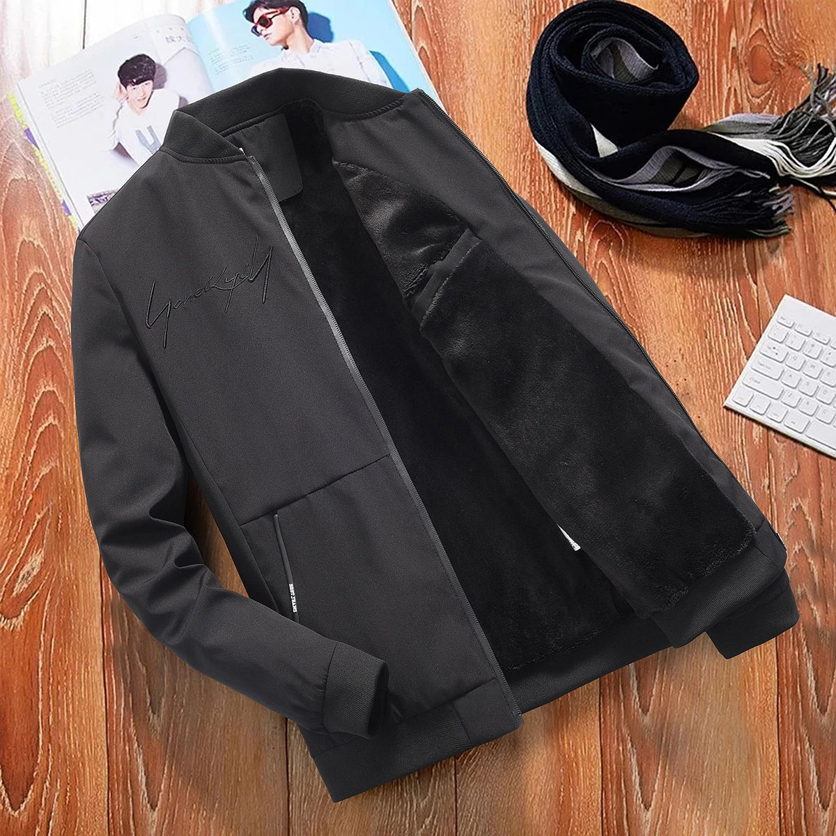 Walter™ | Warme Herren-Bomberjacke mit Fleecefutter