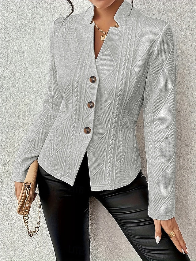 Elina™ | Eleganter Struktur-Blazer