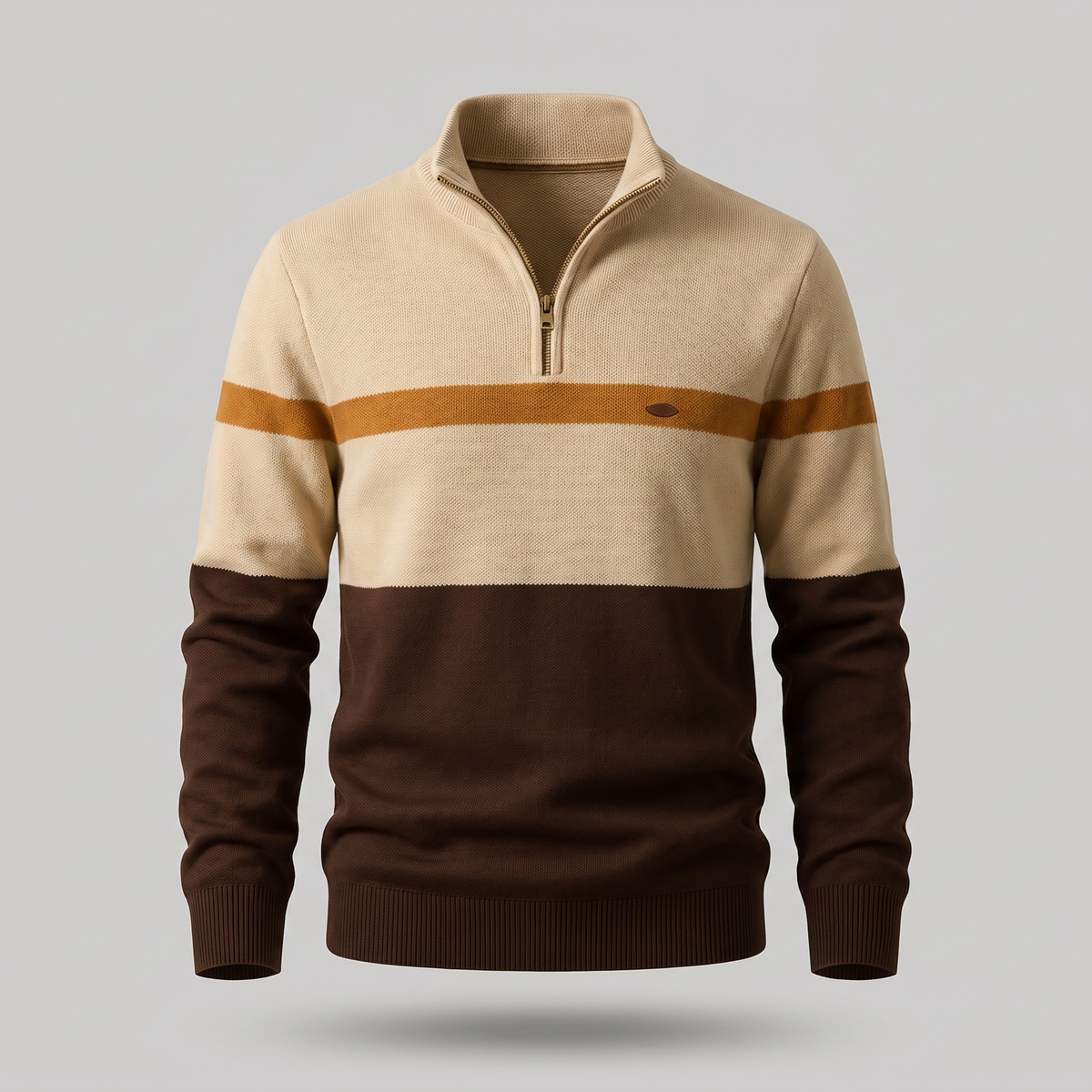 Werner™ | Stilvoller Pullover mit Reissverschlusskragen
