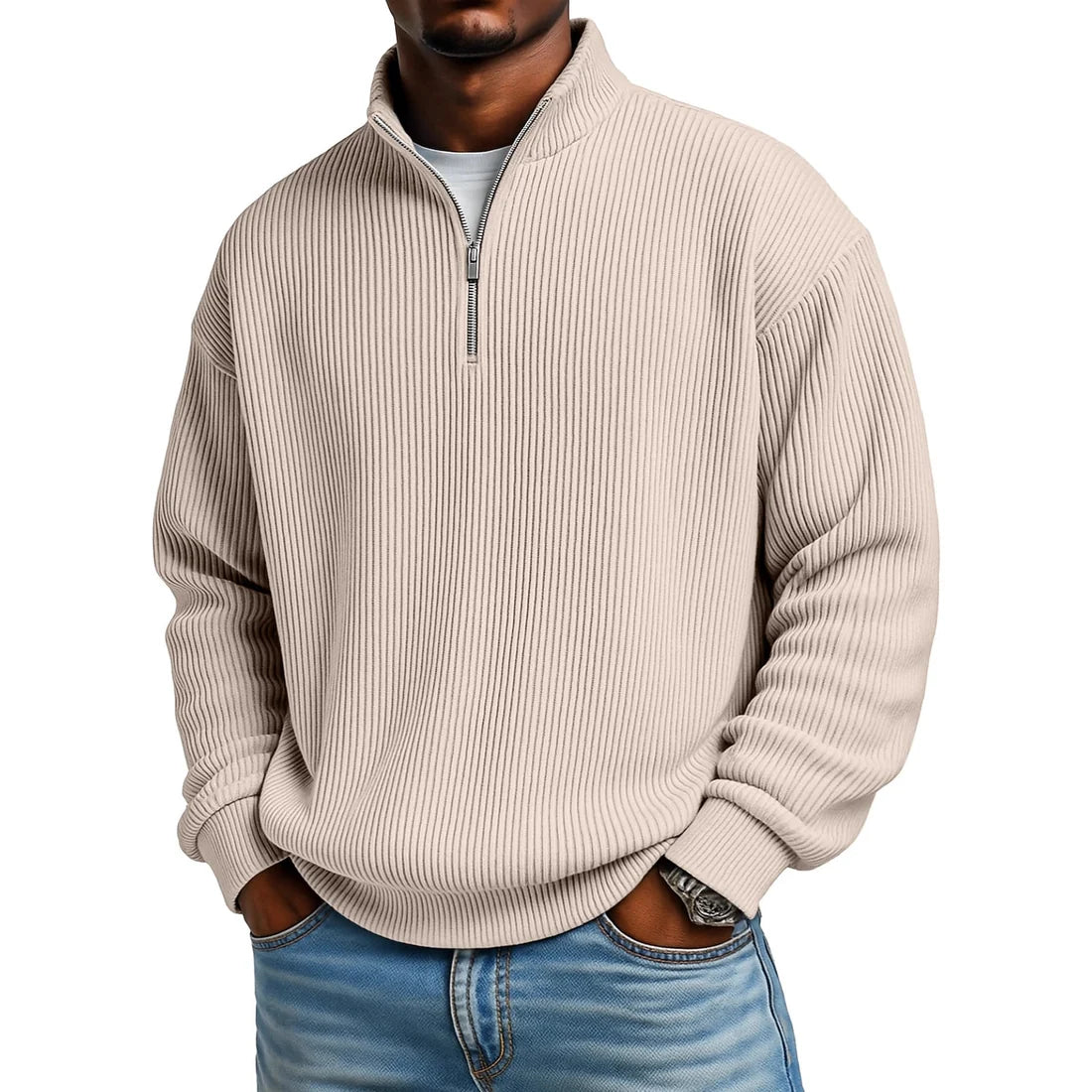 Henrik™ | Klassischer Half-Zip-Pullover