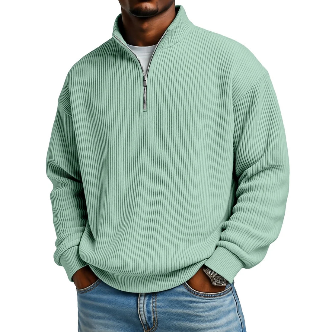 Henrik™ | Klassischer Half-Zip-Pullover